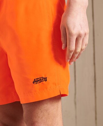 Shorts de bain 'Venice' Superdry en orange