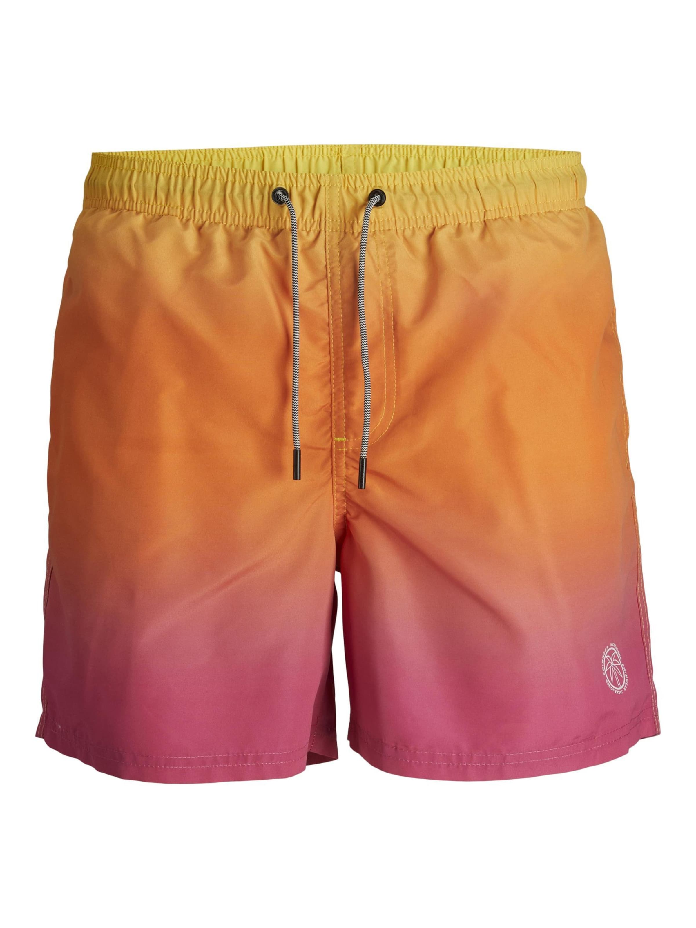 Pantaloncini da bagno 'Fiji' di JACK & JONES in arancione: frontale
