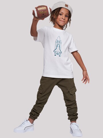 T-Shirt 'NASA' F4NT4STIC en blanc