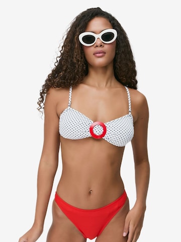 C&City Bandeau Bikini in Rot: Vorderseite