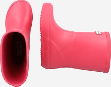 HUNTER - Bota de borracha em rosa