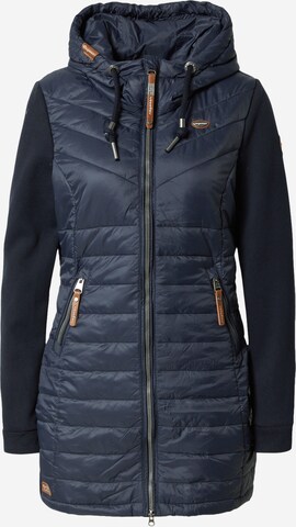 Manteau d’hiver 'Lucinda' Ragwear en bleu : devant