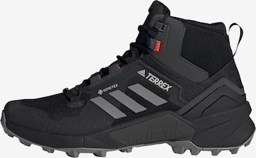 ADIDAS TERREX Boots 'SWIFT R3 MID' in Black: front