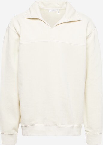 WEEKDAY Sweatshirt 'Clark' in Beige: predná strana