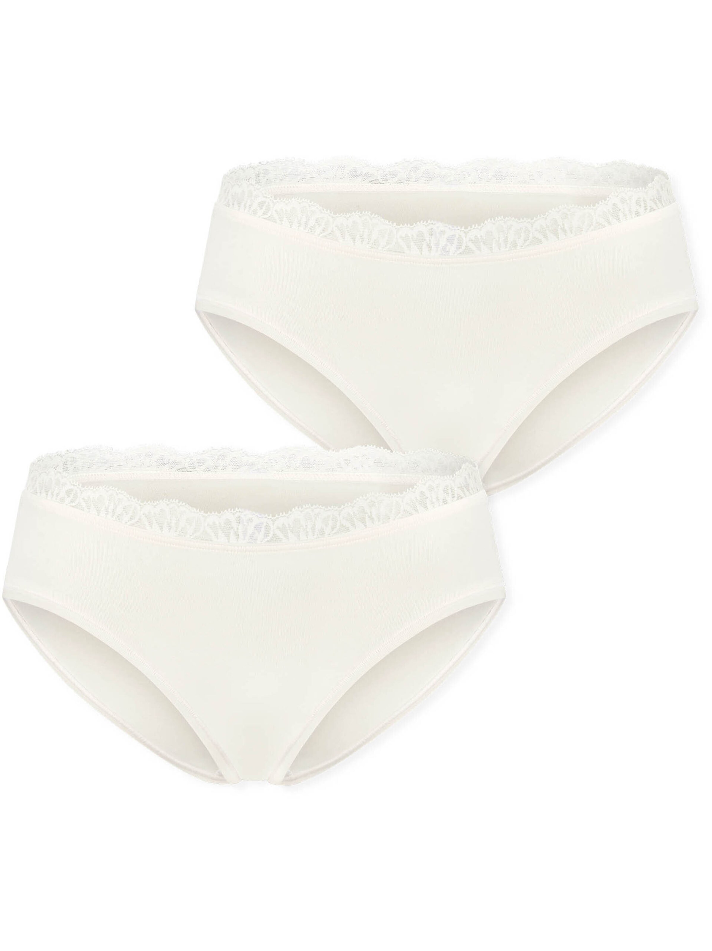 Slip SCHIESSER en blanc : devant