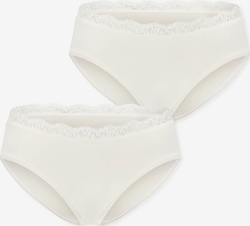 Slip SCHIESSER en blanc : devant