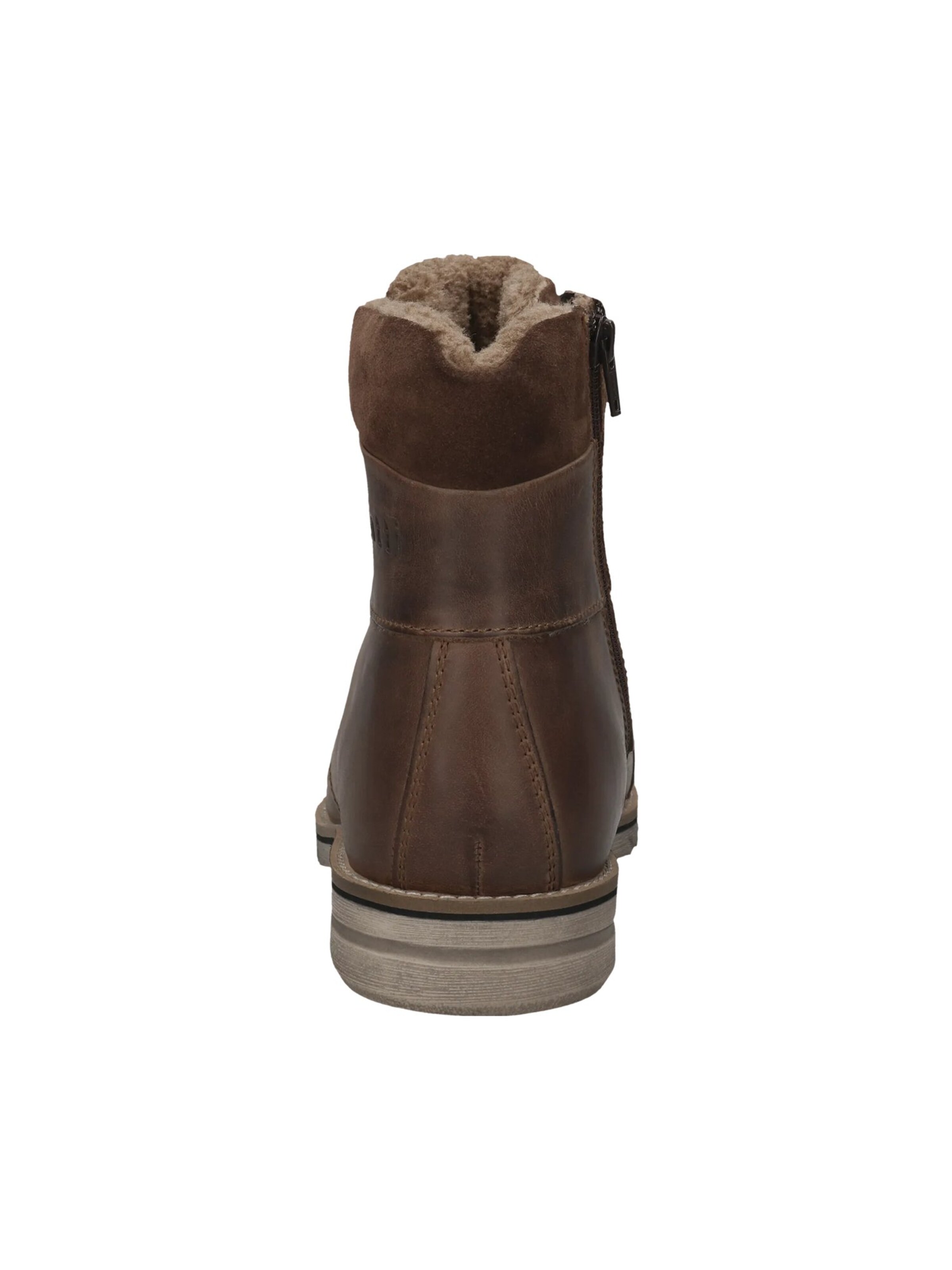 Bottes à lacets bugatti en marron