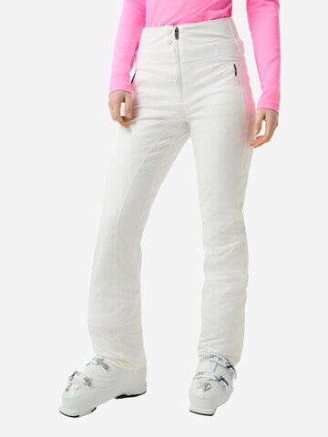 Bogner Fire + Ice Flared Workout Pants in White: front