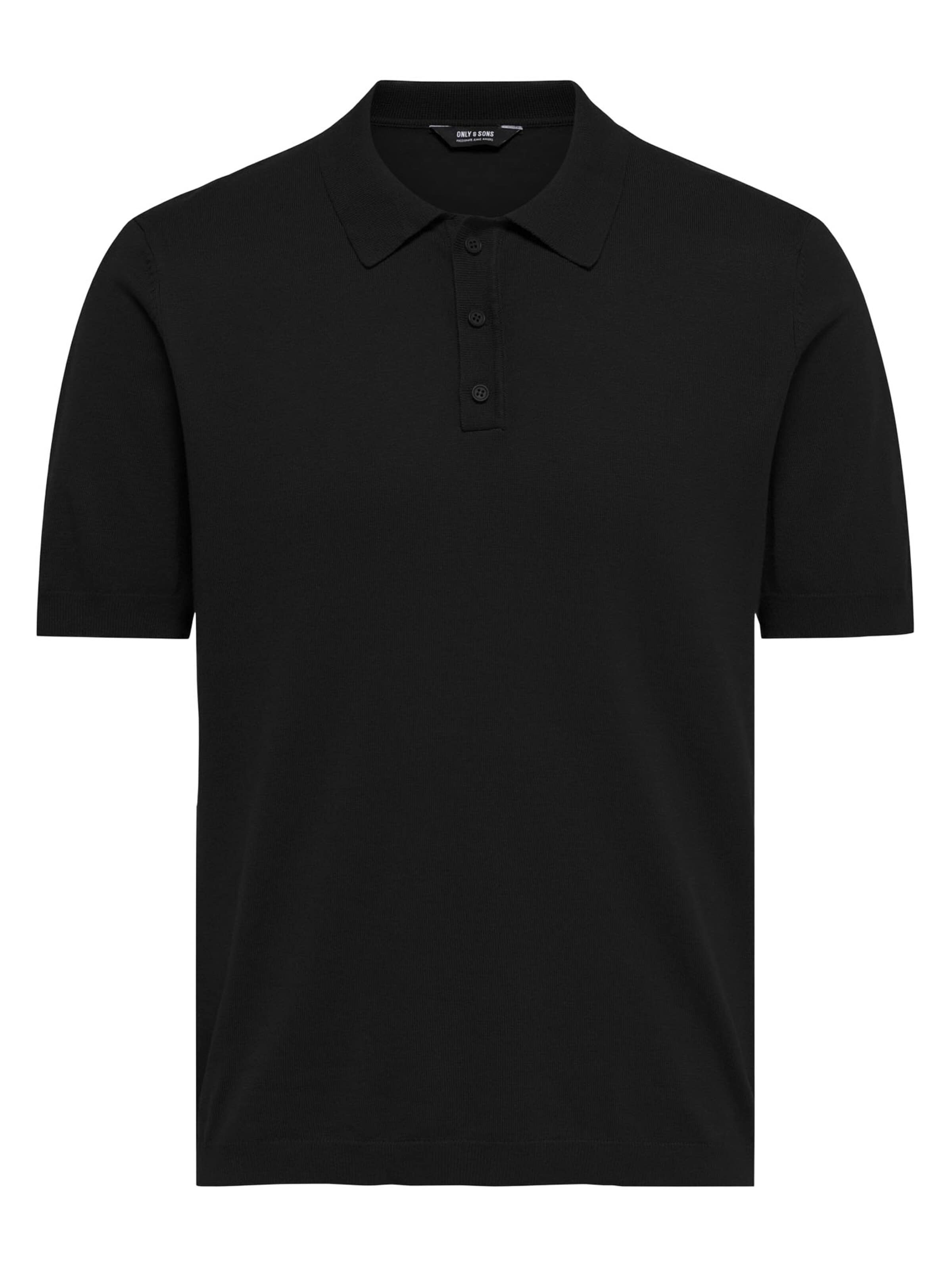 T-Shirt 'Wyler' Only & Sons en noir : devant