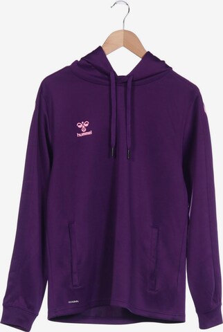 Hummel Sweatshirt & Zip-Up Hoodie in M in Purple: front