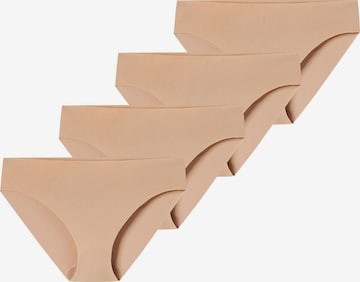 Slip ' Invisible Light ' SCHIESSER en beige : devant