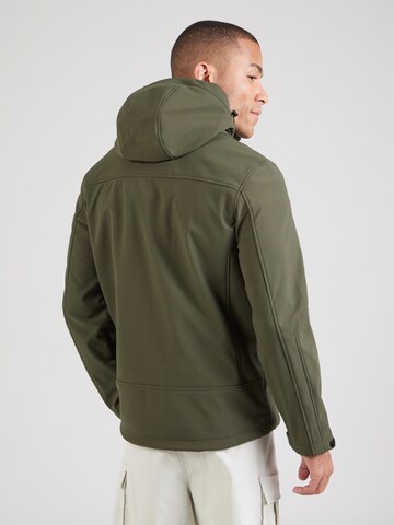 KILLTEC Яке Outdoor 'KOW 163' в зелено: отзад