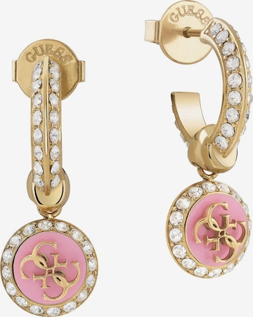 GUESS Earrings 'Knot You' in Pink: front