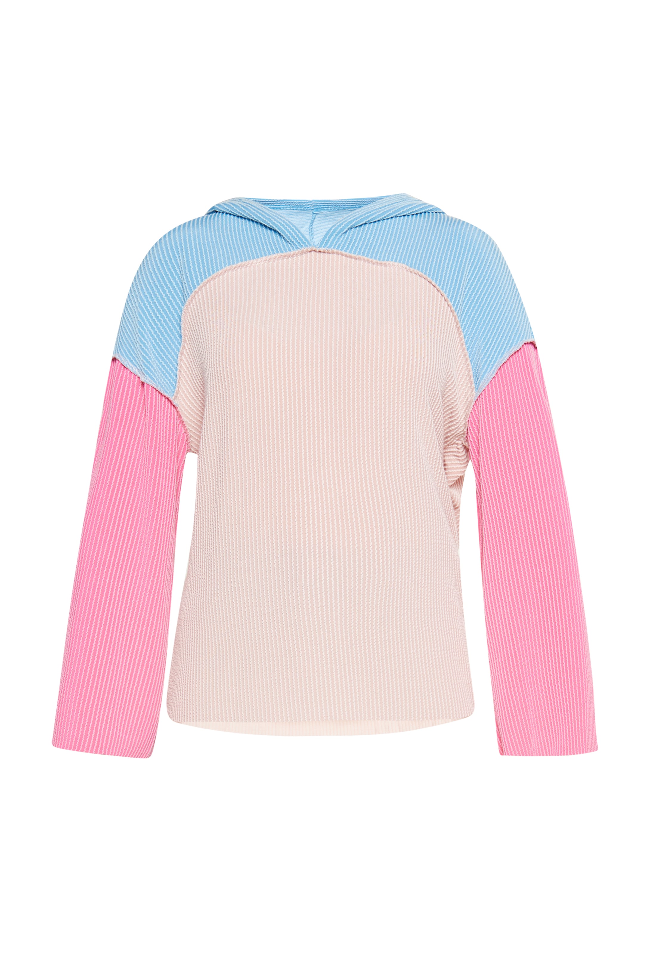 Bluză de molton de la SANIKA pe bej: față