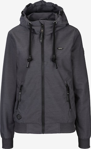 Ragwear Performance Jacket in Grey: front