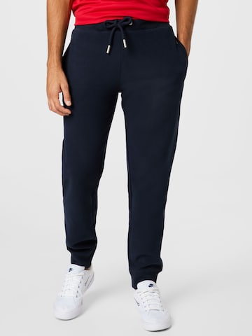 Superdry Tapered Pants in Blue: front