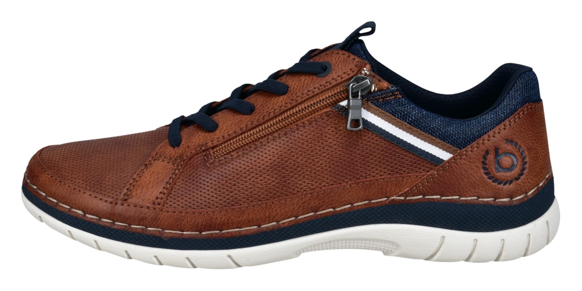 bugatti Matalavartiset tennarit 'ASQ01' värissä ruskea: etupuoli