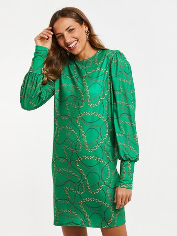 Threadbare Dress in Green: front