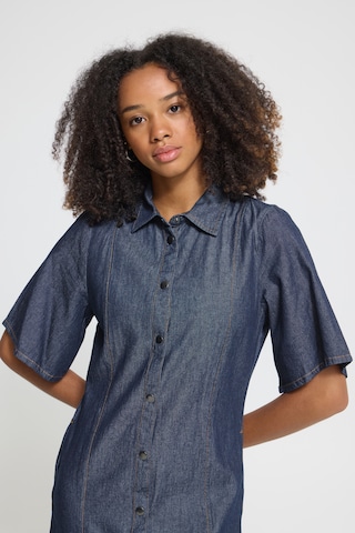ICHI Dress in Blue