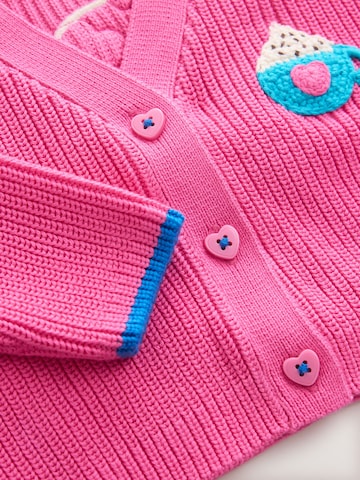 Next - Casaco de malha 'Love Bug' em rosa