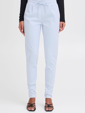 ICHI - Tapered Calças chino ' IHKate ' em azul