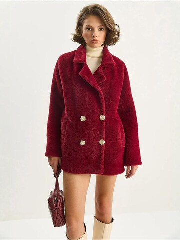 Bianco Lucci Tussenmantel in Rood: voorkant