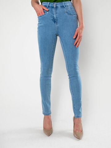 Quiosque Skinny Jeans '3SS004' in Blauw: voorkant