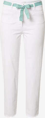 GERRY WEBER Slimfit Jeans in Wit: voorkant