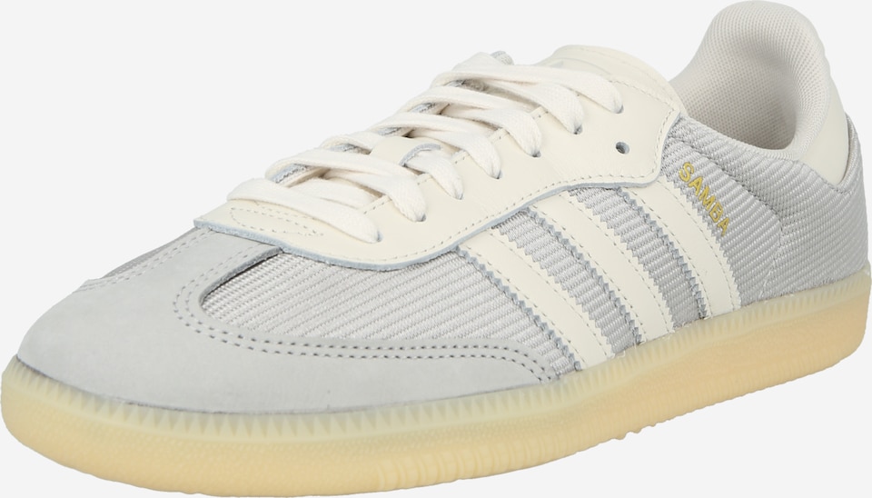Sneaker low 'SAMBA OG' de la ADIDAS ORIGINALS pe gri: față