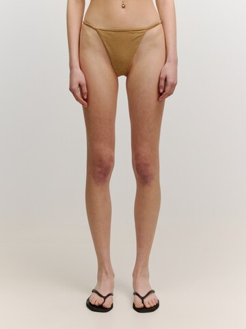 EDITED Bikini Bottoms 'Elia' in Gold: front