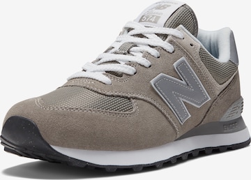 Baskets basses '574' new balance en beige : devant