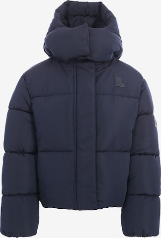 Looxs Revolution Winter Jacket in Blue: front