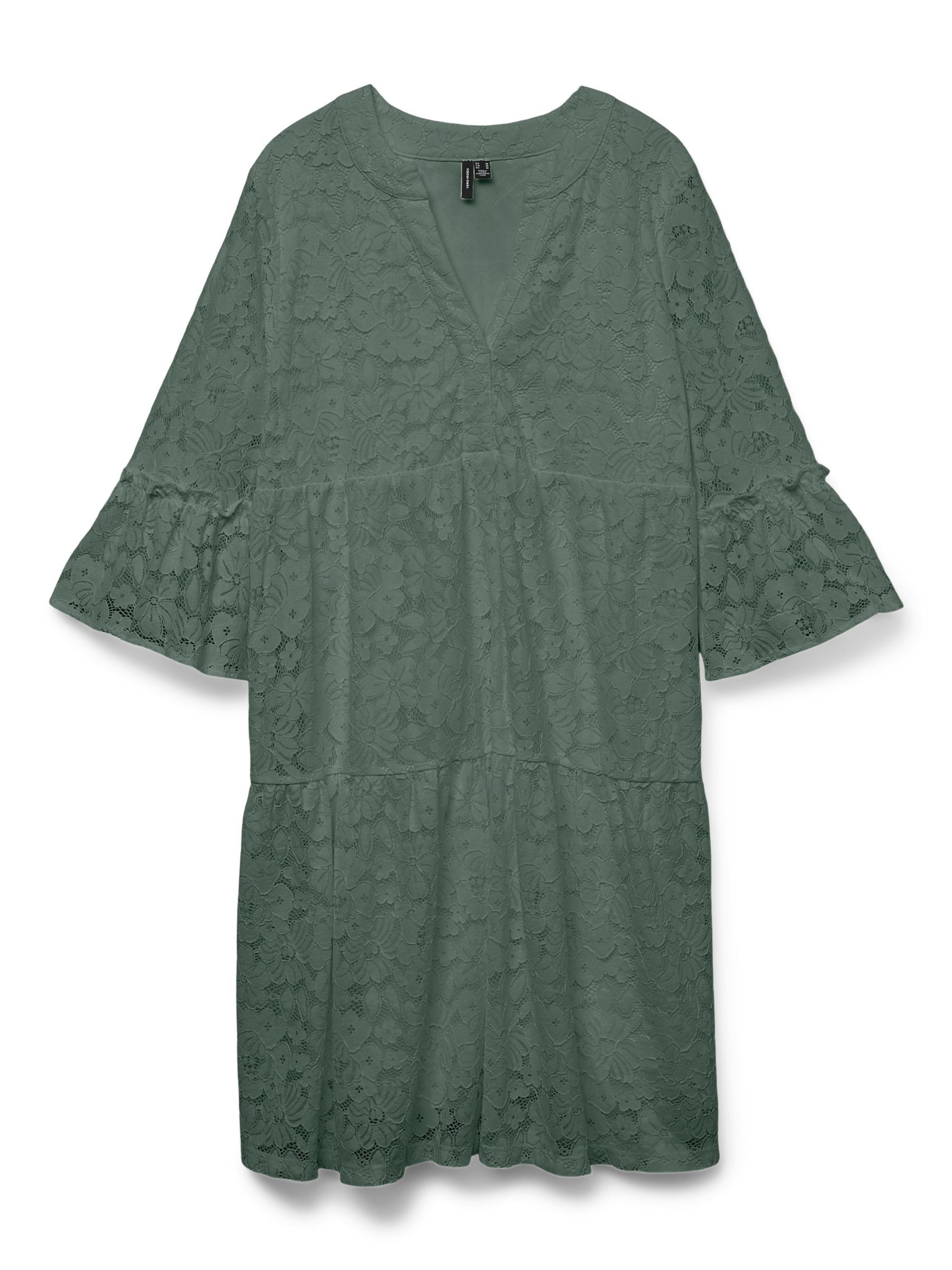 Chemisier Vero Moda Curve en vert : devant