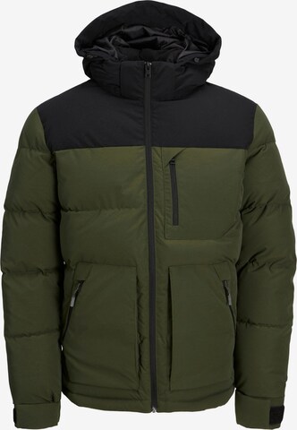 JACK & JONES - Chaqueta de invierno 'Otto' en verde: frente