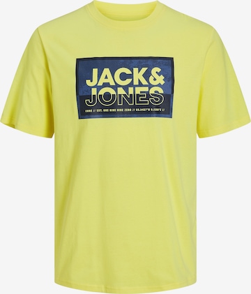 JACK & JONES - Camiseta 'LOGAN' en amarillo: frente