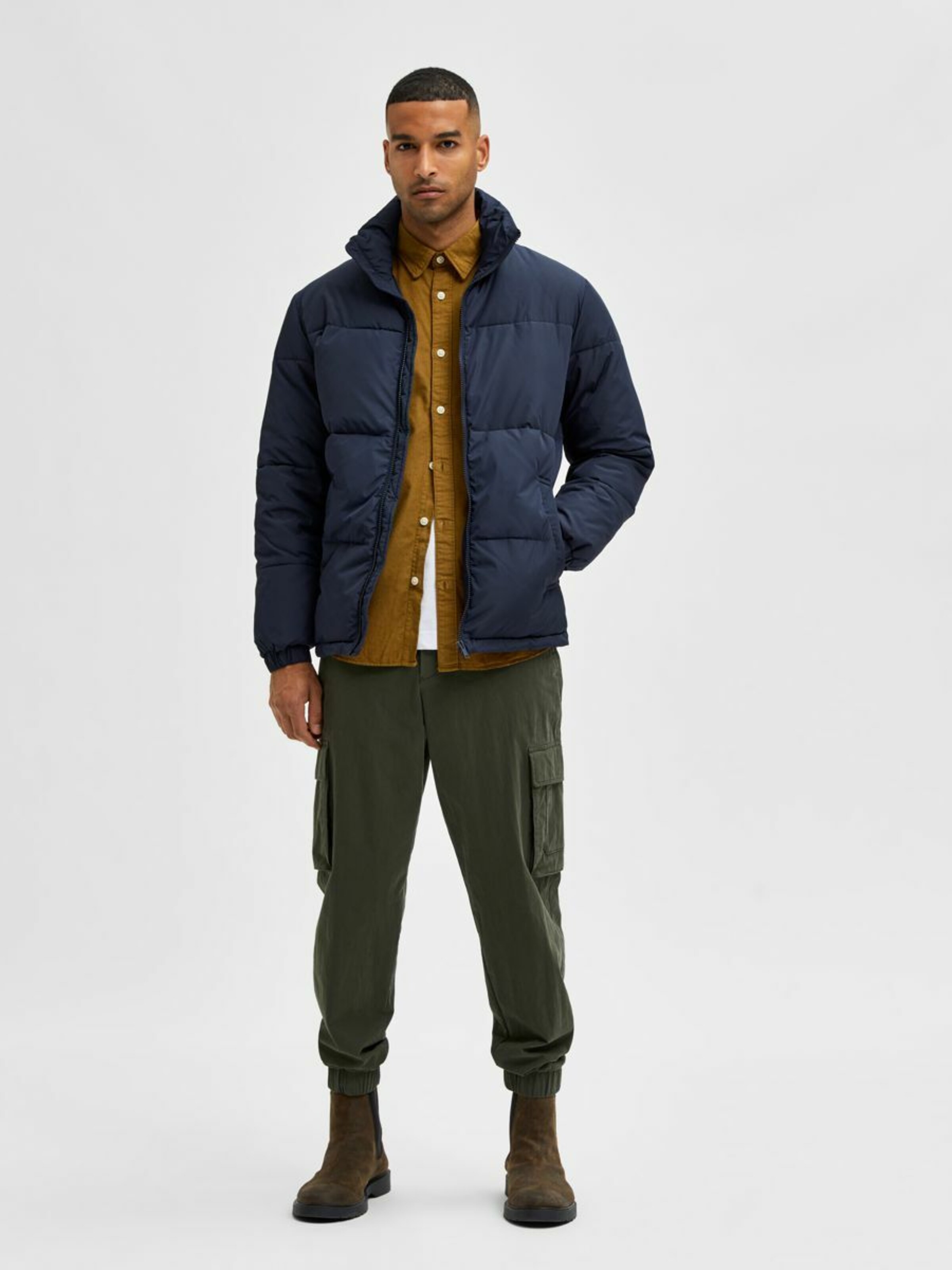 Männer Jacken SELECTED HOMME Jacke in Marine - KN46924 Männer Jacken SELECTED HOMME Jacke in Marine - KN46924