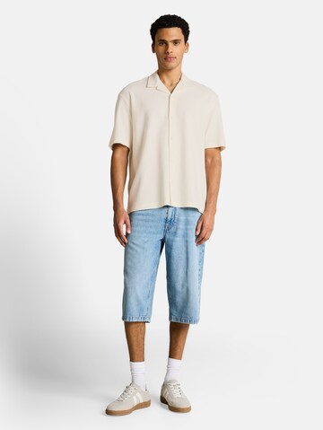 TOM TAILOR DENIM Comfort Fit Hemd in Weiß
