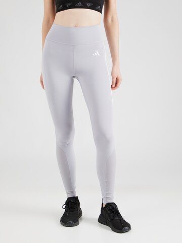 ADIDAS PERFORMANCE Skinny Sporthose in Grau: Vorderseite