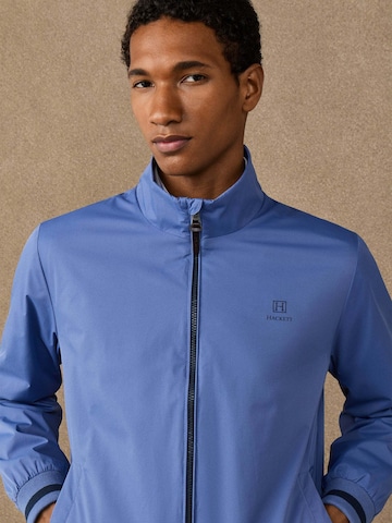 Hackett London Zip-Up Hoodie in Blue