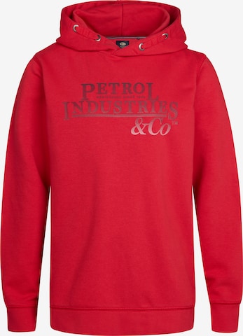 Petrol Industries Sweatshirt 'Wenatchee' in Rot: Vorderseite