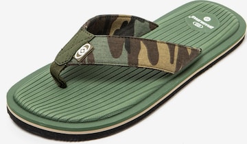 Brasileras Beach & swim shoe 'Army' in Green: front