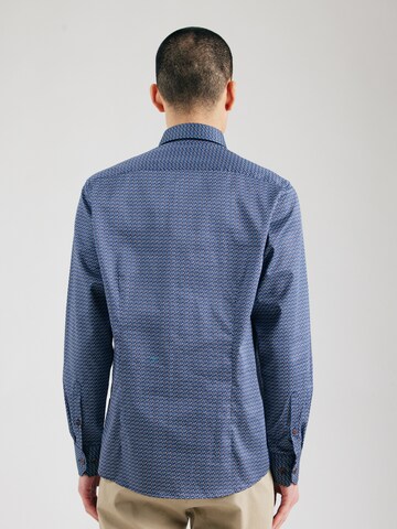 bugatti Slim fit Srajca | modra barva