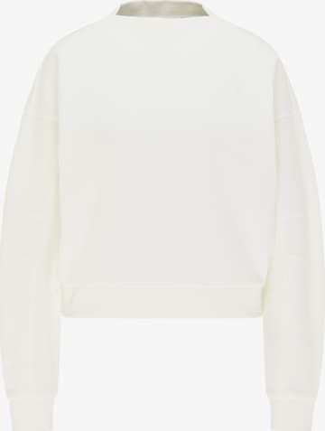 Sweat-shirt DreiMaster Vintage en blanc : devant