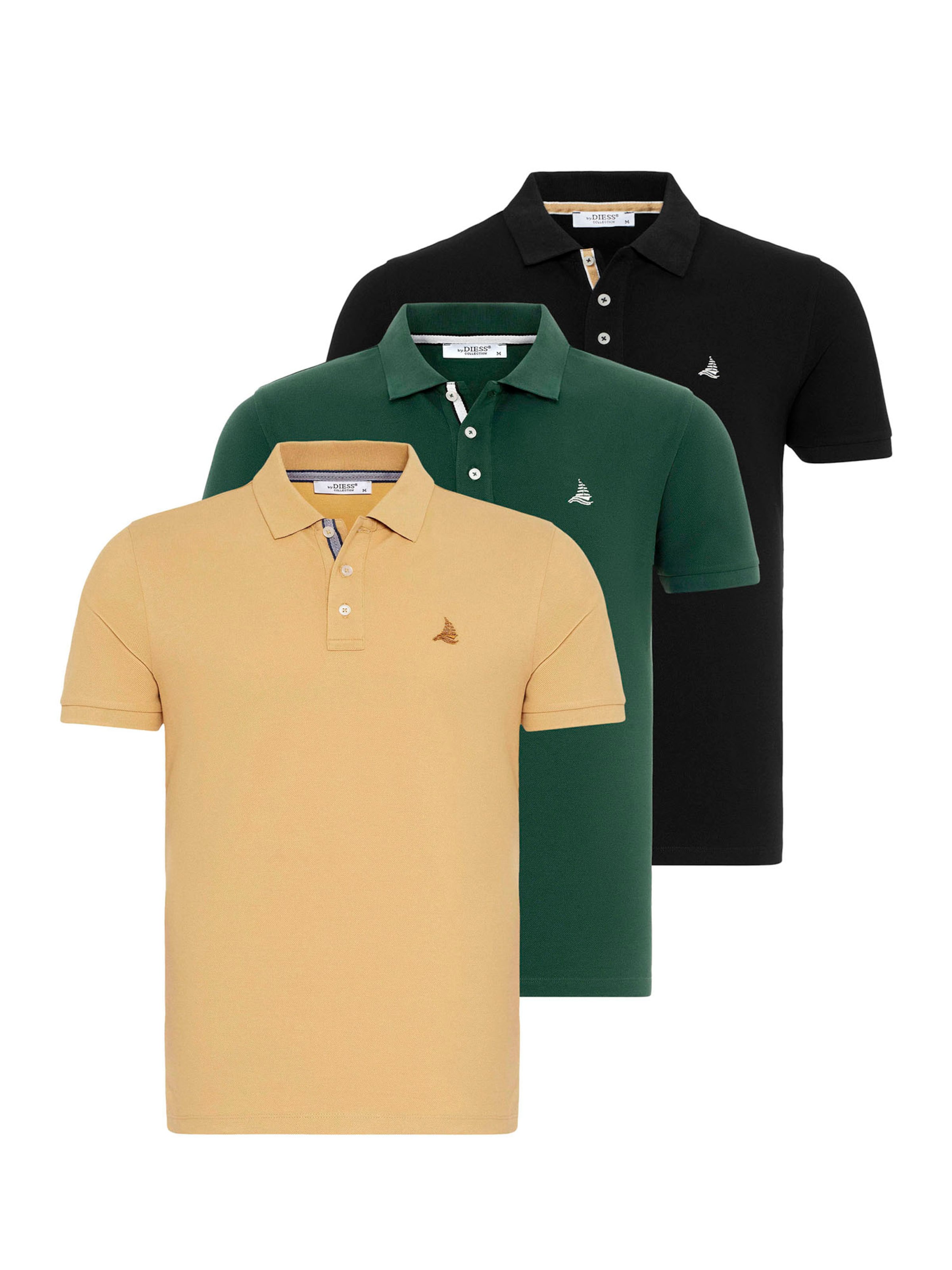 By Diess Collection Μπλουζάκι σε κίτρινο: μπροστά