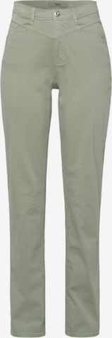 BRAX Jeans 'Carola' in Groen: voorkant