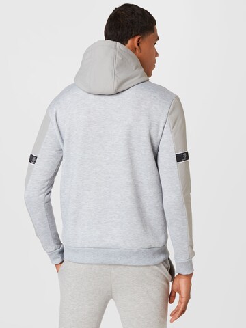 BRAVE SOUL Sweatshirt 'THAMES' in Grau