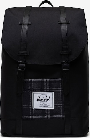 Herschel Rucksack 'Retreat' in Schwarz: predná strana