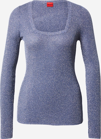 HUGO Red Sweater 'Sunessy' in Blue: front
