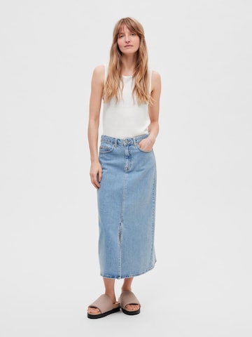 SELECTED FEMME Rok in Blauw