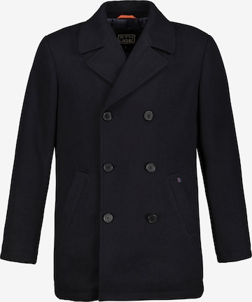 STHUGE Between-Seasons Coat in Blue: front